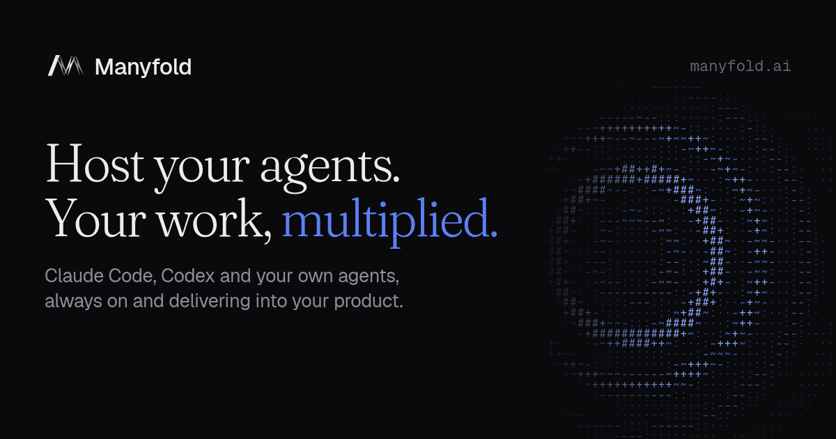 Manyfold — AI Agent Workspace for Coding Agents
